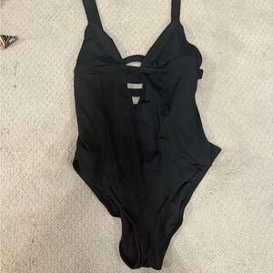 Vitamin A Elegant Black Swimsuit nwt